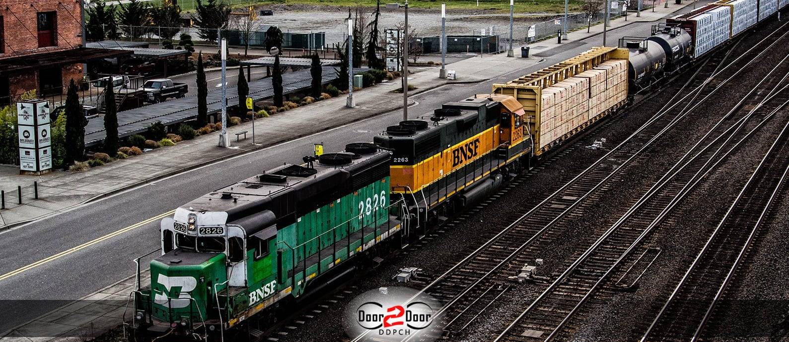 Rail freight transport VS Air freight transport
