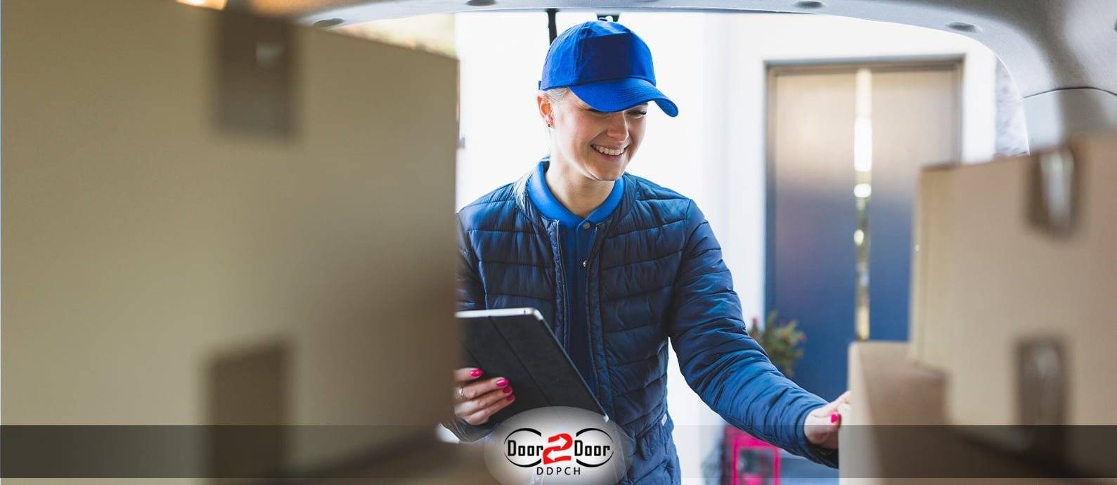 express and courier companies transport packages from different spots in the world.